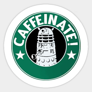 Dalek Starbucks Sticker